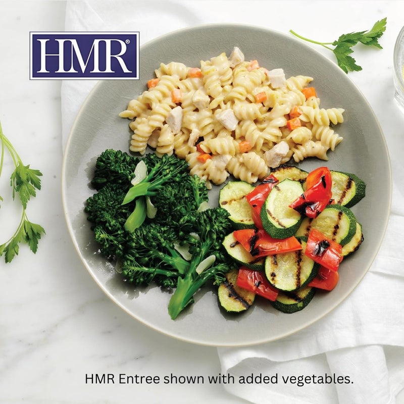 HMR Rotini Chicken Alfredo Entrée | Pre-packaged Lunch or Dinner to Support Healthy Eating | Ready to Eat | 16g of Protein | Low Calorie Food | 7oz Serving per Meal | Pack of 6 - Image 2